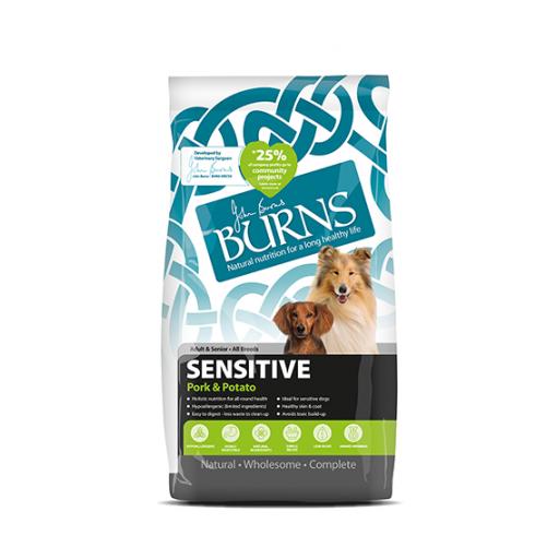 Burns Pork and Potato Sensitive Adult Dog Food