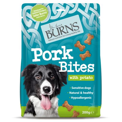 Burns Pork Bites Sensitive Treats 200g