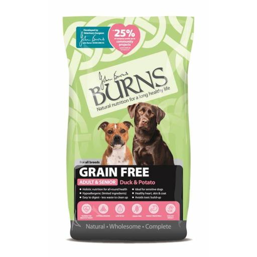 Burns Adult and Senior Turkey and Potato 2kg (Grain Free)